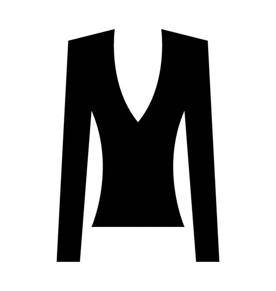 Ikona vektoru košile pro ženy — Stockový vektor