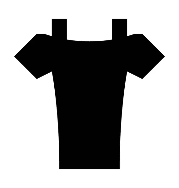 Women Shirt Vector Icon — Stock Vector
