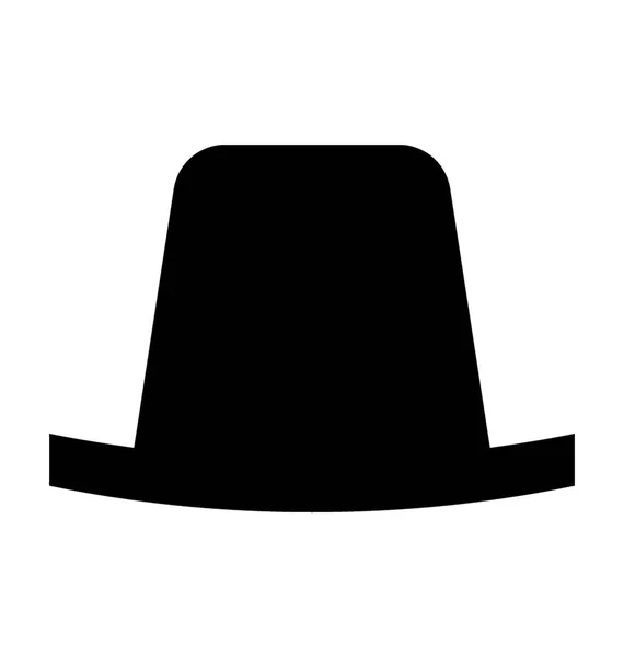 Top Hat Vector Icon — Stock Vector