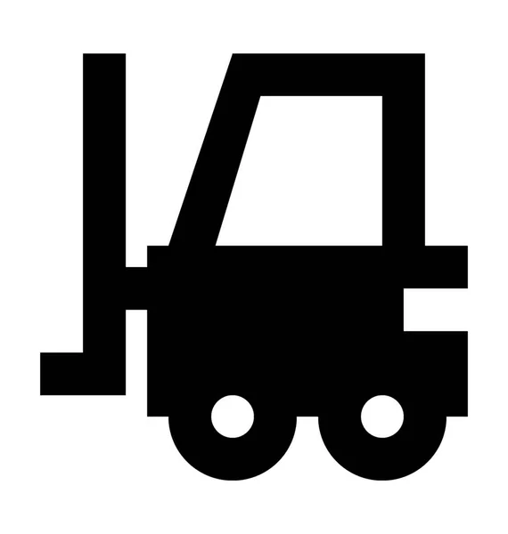 Forklift Vector Icon — Stock Vector