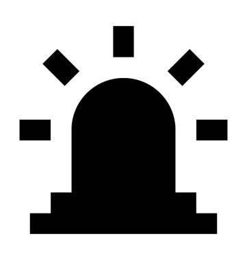  Siren vektör simgesi