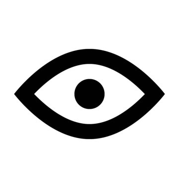  Göz Vektörü Simgesi