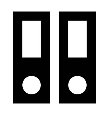  dosya dizinleri vektör simgesi