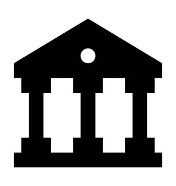  Mahkeme vektör simgesi