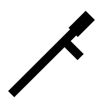  Baton vektör simgesi