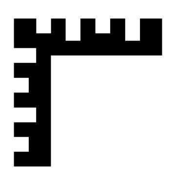  Mühendislik Set kare vektör simgesi