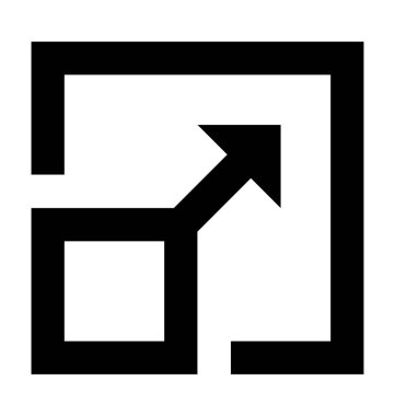  Vektör simgeyi büyütmek