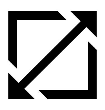  Vektör simgeyi büyütmek