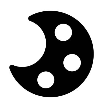  boya palet vektör simgesi