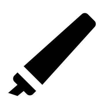  Vurgulayıcı vektör simgesi