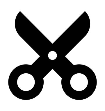  Makas vektör simgesi