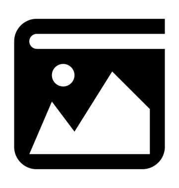  Görüntü katalog vektör simgesi