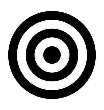  dart tahtası vektör simgesi