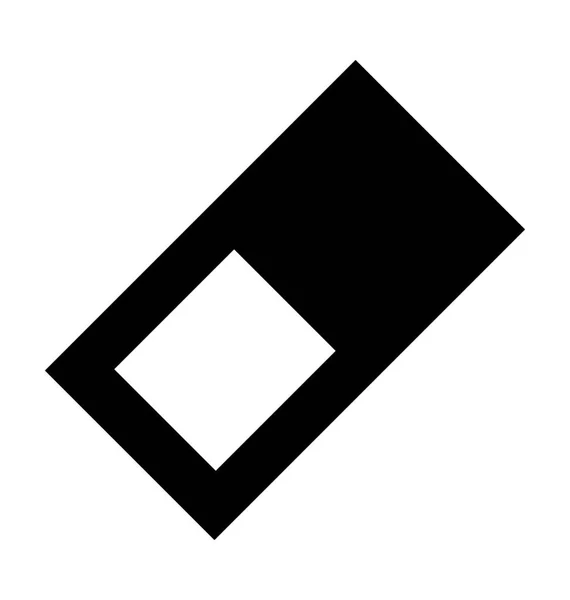 Radergummi-ikonen — Stock vektor