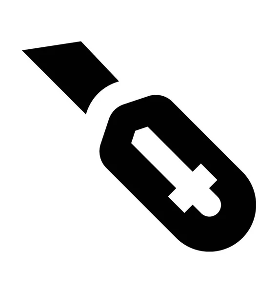 Cutter-Vektor-Symbol — Stockvektor