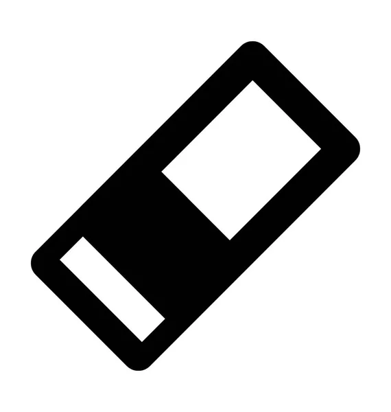 Eraser Vector Icon — Stock Vector