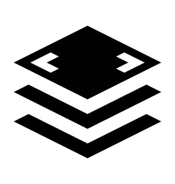  Kopya katmanları vektör simgesi