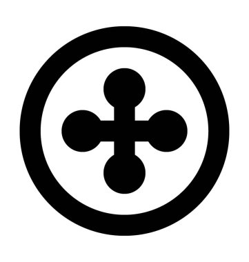  Renk kombinasyonu vektör simgesi