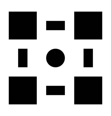  Çapa noktası vektör simgesi