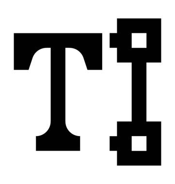  Metin noktası vektör simgesi