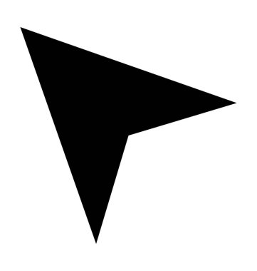  kağıt düzlem vektör simgesi