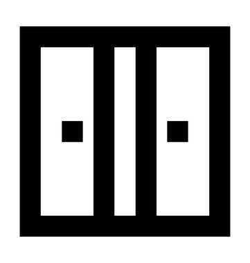  Eve giriş vektör simgesi 