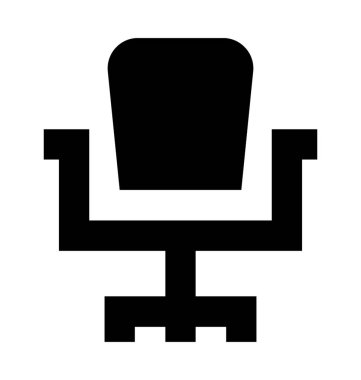  Örgü sandalye vektör simgesi 