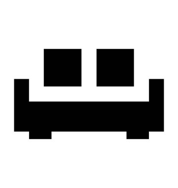  Kanepe vektör simgesi 