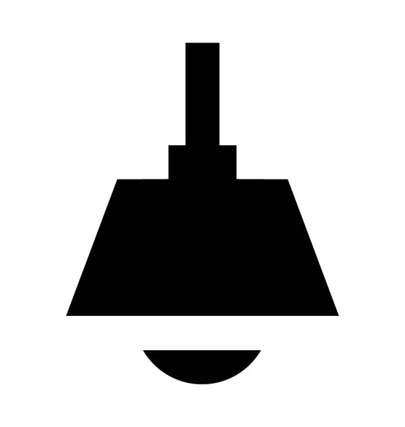 Icona vettoriale della lampada a sospensione — Vettoriale Stock