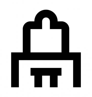  Vanity tablo vektör simgesi