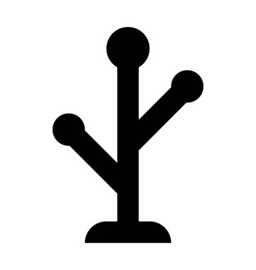  Elbise askısı vektör simgesi