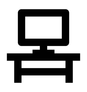  TV standı vektör simgesi 