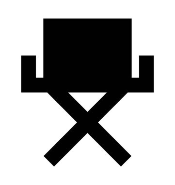  Yönetim Kurulu sandalye vektör simgesi