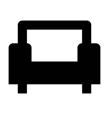  Kanepe vektör simgesi 