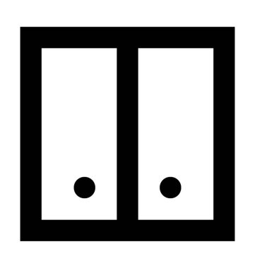  Dolap vektör simgesi 