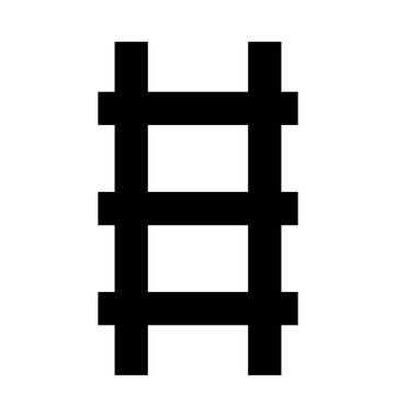  Merdiven vektör simgesi 