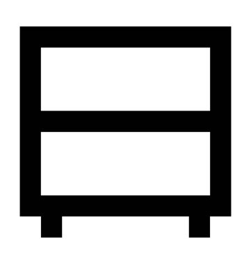  Çekmeceli vektör simgesi 