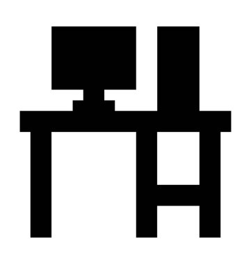  Bilgisayar tablo vektör simgesi 