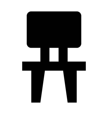  Sandalye vektör simgesi 