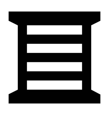  Pencere kanatlı pencereler için vektör simgesi 