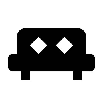  Kanepe vektör simgesi 