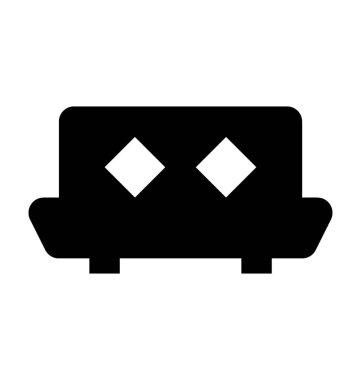  Kanepe vektör simgesi 