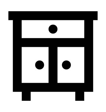  Kabine vektör simgesi 