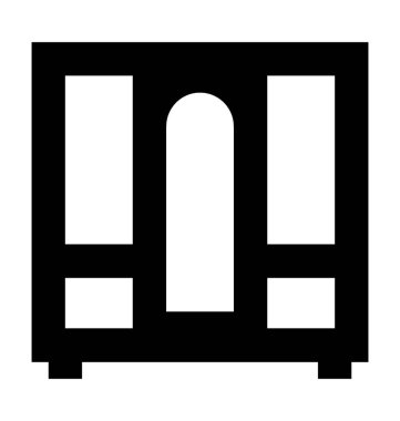  Dolap vektör simgesi 