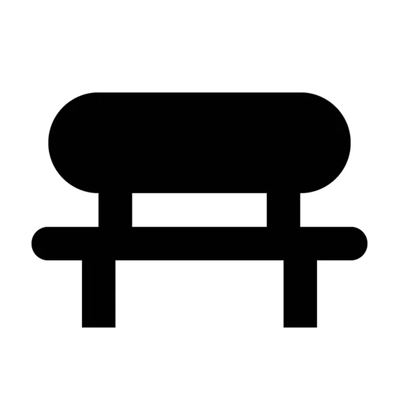 Bench Vector Icon — Stock Vector
