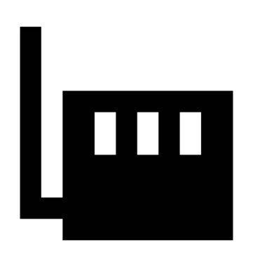  Internet Hub vektör simgesi