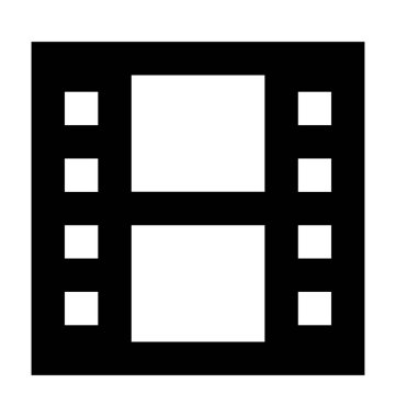 film makarası vektör simgesi