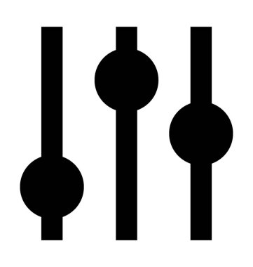  Ekolayzer vektör simgesi