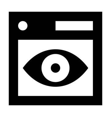  Web görünürlüğü vektör simgesi