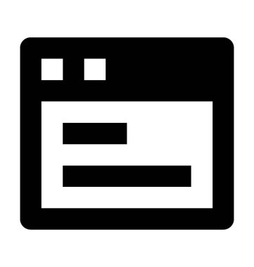  Web sayfası vektör simgesi